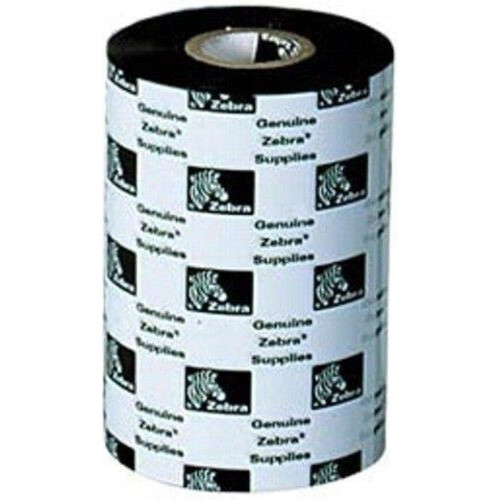 Zebra 2300 - Wax Thermal Ribbon 131mm x 450m - Zwart