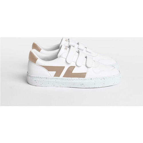 Zèta mannen vegan Alpha Velcro Sneakers Beige Tweedehands