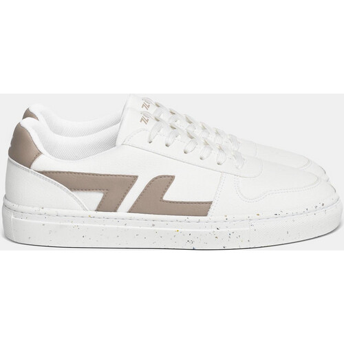 Zèta mannen vegan Sneakers Druivenleer Beige Tweedehands