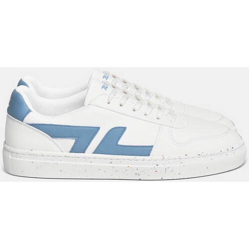 Zèta mannen vegan Sneakers Druivenleer Blauw Tweedehands