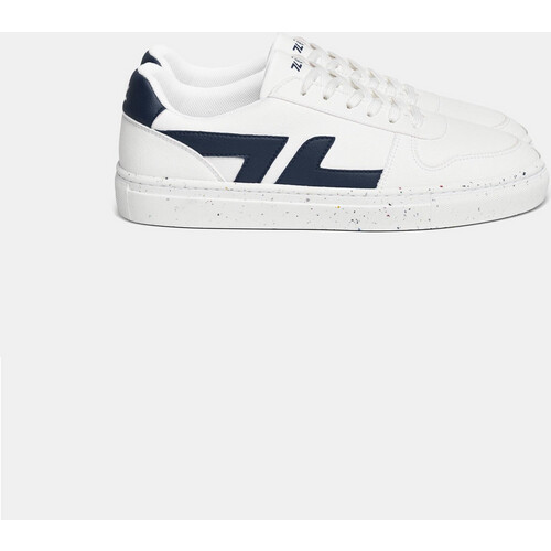 Zèta mannen vegan Sneakers Druivenleer Donker Blauw Tweedehands
