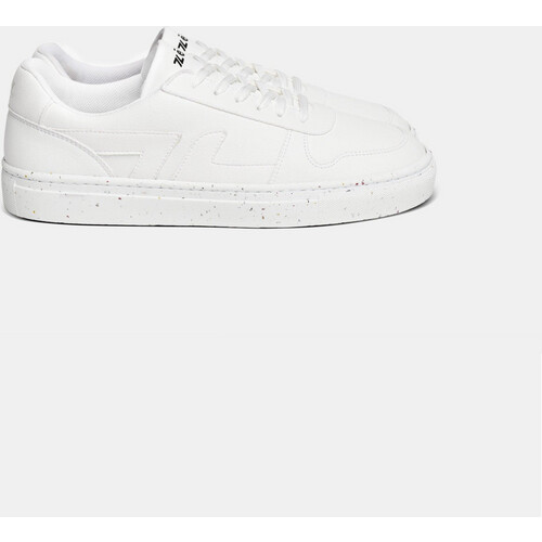 Zèta mannen vegan Sneakers Druivenleer Wit Tweedehands