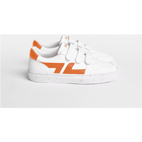 Zèta mannen vegan Sneakers Maisleeer Oranje Tweedehands