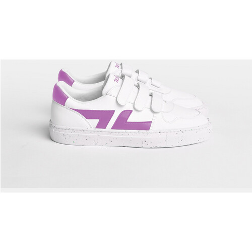 Zèta mannen vegan Sneakers Maisleer Lila Tweedehands