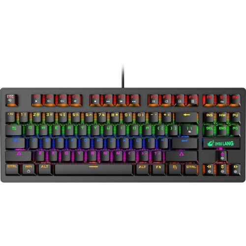 ZIYOULANG K2 - Mechanisch gaming toetsenbord - RGB LED - Zwart Tweedehands