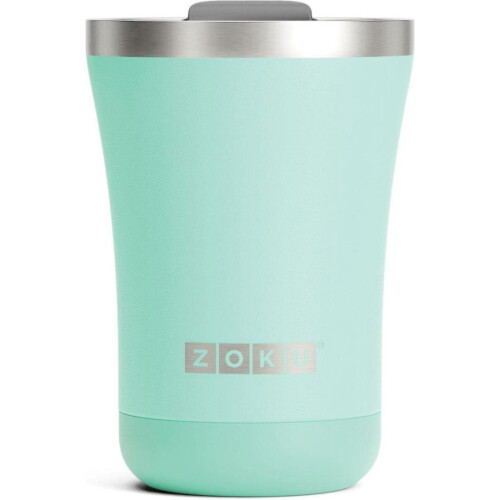 Zoku Thermosbeker RVS - 350 ml - Dubbelwandig - Turquoise