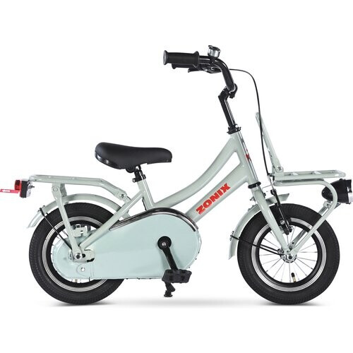 Zonix Meisjesfiets 12 Inch Mint Grey Kinderfiets Transport Voor Meisjes Van 2 Tm 4 Jaar Geschikt Voor Kledingmaat 90-105 Tweedehands