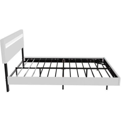 Zwevend Bed Lissabon - 140x200cm - LED Verlichting - Wit Tweedehands